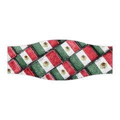 Mexican Flag Pattern Design Stretchable Headband by dflcprints