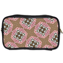 Pattern Texture Moroccan Print Toiletries Bags by Celenk