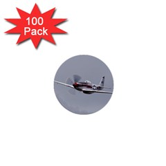 P-51 Mustang Flying 1  Mini Buttons (100 Pack)  by Ucco