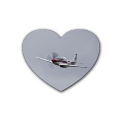 P-51 Mustang Flying Heart Coaster (4 Pack)  by Ucco