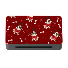 Pug Xmas Pattern Memory Card Reader With Cf by Valentinaart