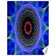 Cosmic Flower Kaleidoscope Art Canvas 12  X 16   by Celenk