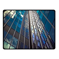 Architecture Skyscraper Fleece Blanket (small) by Celenk