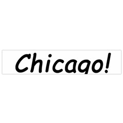 I Heart Chicago  Flano Scarf (small)  by SeeChicago