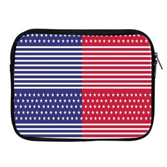 American Flag Patriot Red White Apple Ipad 2/3/4 Zipper Cases by Celenk