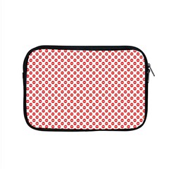 Sexy Red And White Polka Dot Apple Macbook Pro 15  Zipper Case by PodArtist