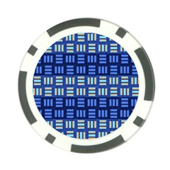 Textiles Texture Structure Grid Poker Chip Card Guard by Celenk