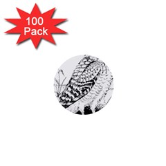 Animal Bird Forest Nature Owl 1  Mini Buttons (100 Pack)  by Celenk