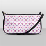 Pixel Hearts Shoulder Clutch Bags Front