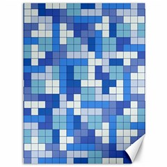 Tetris Camouflage Marine Canvas 36  X 48   by jumpercat