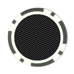 Dark Chevron Poker Chip Card Guard (10 Pack) by jumpercat