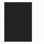 Dark Chevron Large Garden Flag (Two Sides) Front