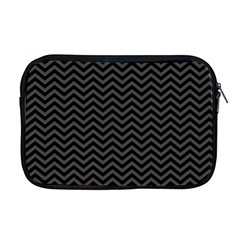 Dark Chevron Apple Macbook Pro 17  Zipper Case by jumpercat