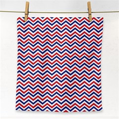 Navy Chevron Face Towel by jumpercat