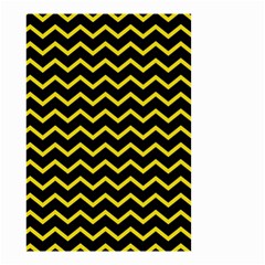 Yellow Chevron Small Garden Flag (two Sides) by jumpercat