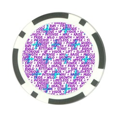 Hard Workout Poker Chip Card Guard by jumpercat