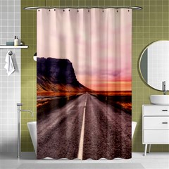 Iceland Sky Clouds Sunset Shower Curtain 48  X 72  (small)  by BangZart