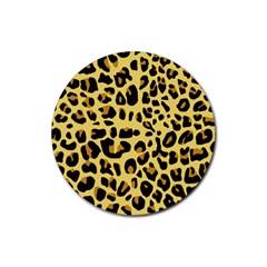 Animal Fur Skin Pattern Form Rubber Coaster (round)  by BangZart