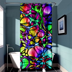 Network Nerves Nervous System Line Shower Curtain 36  X 72  (stall)  by BangZart