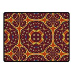 Geometric Pattern Double Sided Fleece Blanket (Small)  45 x34  Blanket Front