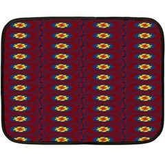 Geometric Pattern Double Sided Fleece Blanket (mini)  by linceazul