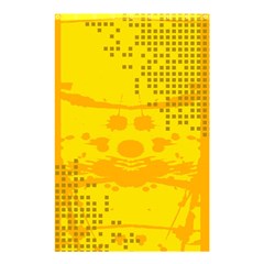 Texture Yellow Abstract Background Shower Curtain 48  X 72  (small)  by BangZart