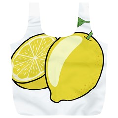 Lemon Fruit Green Yellow Citrus Full Print Recycle Bags (l)  by BangZart