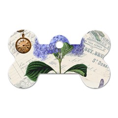 Vintage Shabby Chic Dragonflies Dog Tag Bone (two Sides) by BangZart