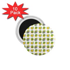 St Patrick S Day Background Symbols 1 75  Magnets (10 Pack)  by BangZart