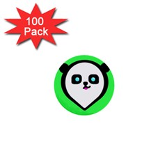 Panda Bear 1  Mini Buttons (100 Pack)  by Celenk