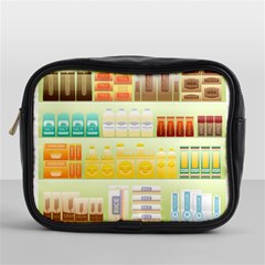 Supermarket Shelf Coffee Tea Grains Mini Toiletries Bags by Celenk