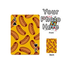 Hot Dog Seamless Pattern Playing Cards 54 (mini)  by Celenk