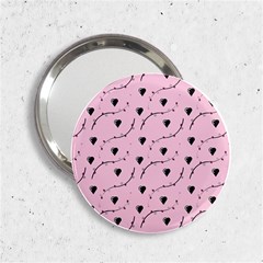 Love Hearth Pink Pattern 2 25  Handbag Mirrors by Celenk