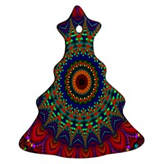 Kaleidoscope Mandala Pattern Christmas Tree Ornament (two Sides) by Celenk