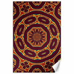 Geometric Tapestry Canvas 24  X 36  by linceazul