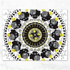 Mandala Geometric Design Pattern Rectangular Jigsaw Puzzl by Celenk