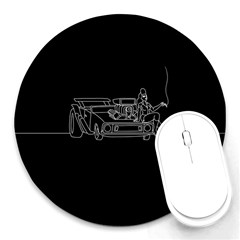 Arctic Monkeys Round Mousepads by Valentinaart