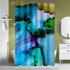 Abstract Painting Art Shower Curtain 48  X 72  (small)  by Celenk