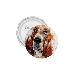 Dog Basset Pet Art Abstract 1 75  Buttons by Celenk