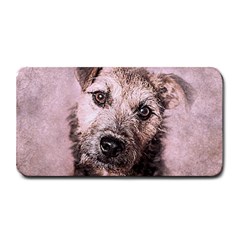 Dog Pet Terrier Art Abstract Medium Bar Mats by Celenk