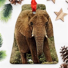 Elephant Animal Art Abstract Ornament (bell) by Celenk