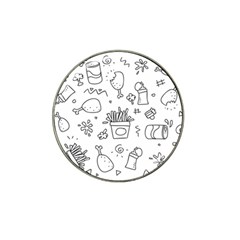 Set Chalk Out Scribble Collection Hat Clip Ball Marker (10 Pack) by Celenk