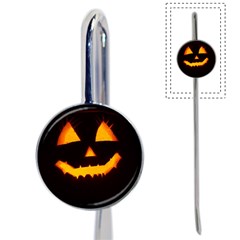 Pumpkin Helloween Face Autumn Book Mark by Celenk