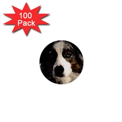 Dog Pet Art Abstract Vintage 1  Mini Buttons (100 Pack)  by Celenk