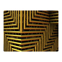 Modern Art Sculpture Architecture Double Sided Flano Blanket (mini)  by Celenk