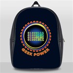 Geek Power School Bag (XL) Front