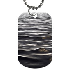 Texture Background Water Dog Tag (one Side) by Celenk