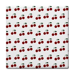 Cherries Tile Coasters by snowwhitegirl