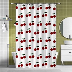 Cherries Shower Curtain 48  X 72  (small)  by snowwhitegirl