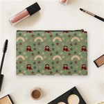 Music Stars Green Cosmetic Bag (Medium)  Back